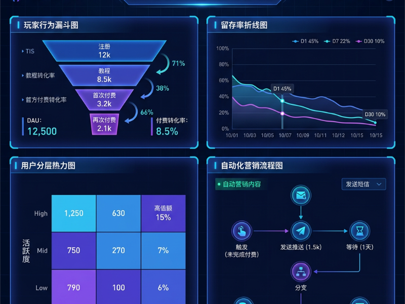 智能营销数据分析界面